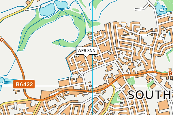 WF9 3NN map - OS VectorMap District (Ordnance Survey)