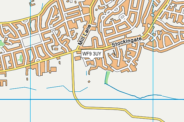 WF9 3UY map - OS VectorMap District (Ordnance Survey)