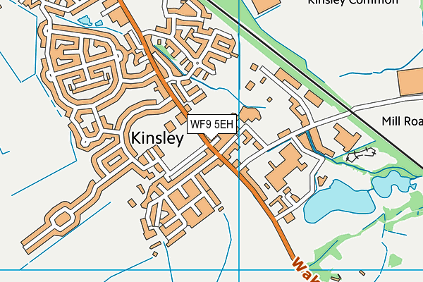 Map of KINSLEY TYRES LIMITED at district scale