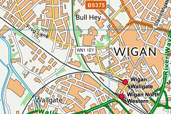 WN1 1EY map - OS VectorMap District (Ordnance Survey)