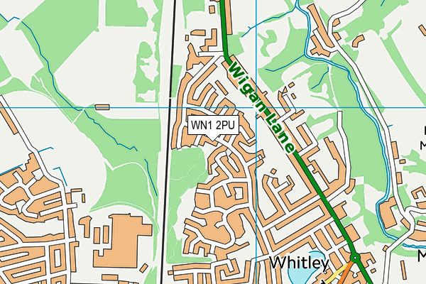 WN1 2PU map - OS VectorMap District (Ordnance Survey)