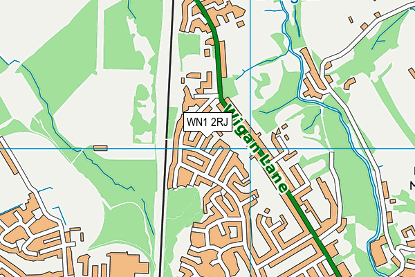 WN1 2RJ map - OS VectorMap District (Ordnance Survey)
