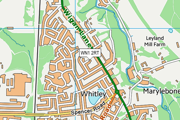 WN1 2RT map - OS VectorMap District (Ordnance Survey)
