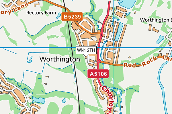WN1 2TH map - OS VectorMap District (Ordnance Survey)