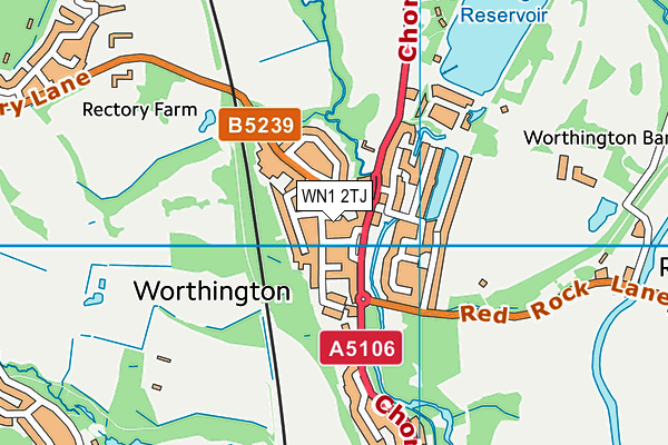 WN1 2TJ map - OS VectorMap District (Ordnance Survey)