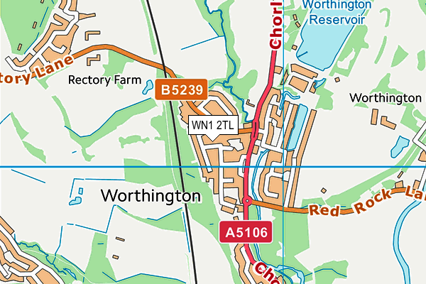 WN1 2TL map - OS VectorMap District (Ordnance Survey)