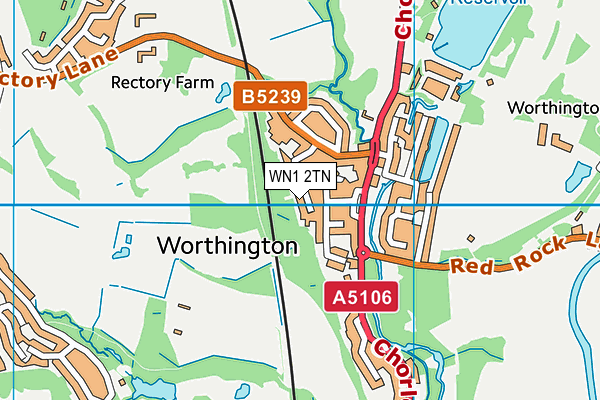 WN1 2TN map - OS VectorMap District (Ordnance Survey)