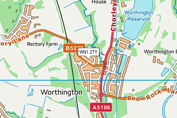 WN1 2TY map - OS VectorMap District (Ordnance Survey)
