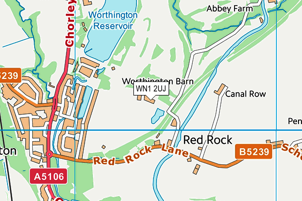 WN1 2UJ map - OS VectorMap District (Ordnance Survey)