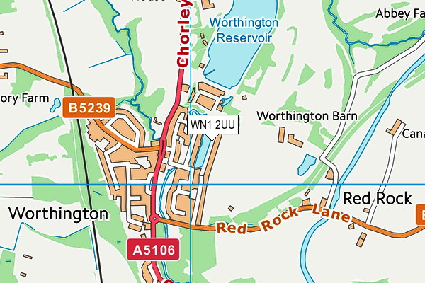 WN1 2UU map - OS VectorMap District (Ordnance Survey)