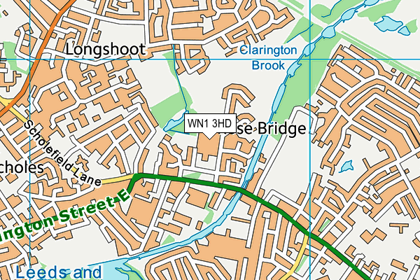 Dean Trust Rose Bridge map (WN1 3HD) - OS VectorMap District (Ordnance Survey)