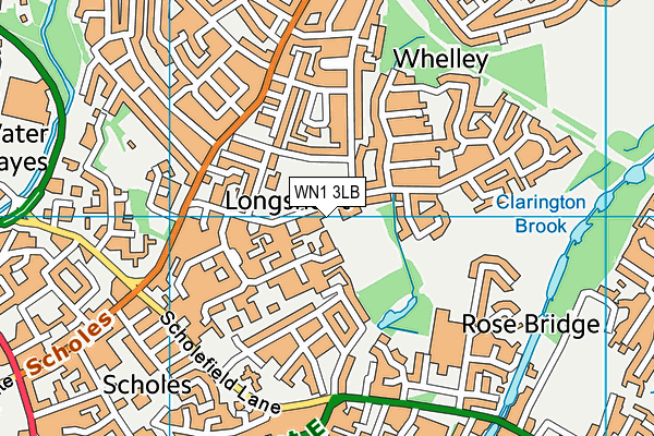 WN1 3LB map - OS VectorMap District (Ordnance Survey)