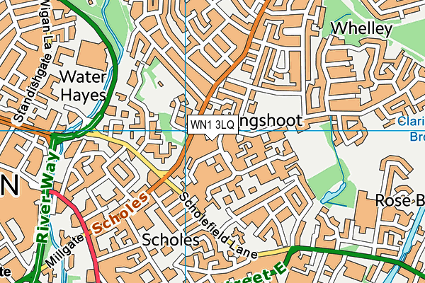 WN1 3LQ map - OS VectorMap District (Ordnance Survey)