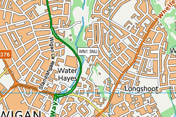 WN1 3NU map - OS VectorMap District (Ordnance Survey)