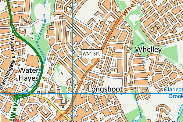 WN1 3PJ map - OS VectorMap District (Ordnance Survey)