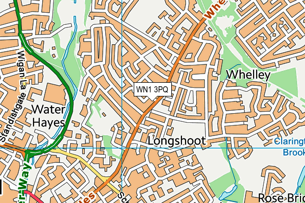 WN1 3PQ map - OS VectorMap District (Ordnance Survey)