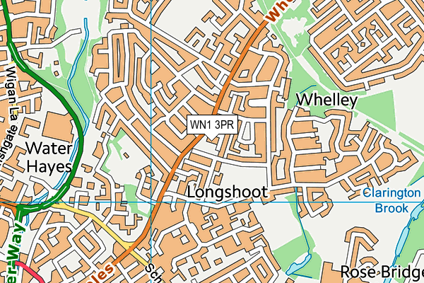 WN1 3PR map - OS VectorMap District (Ordnance Survey)