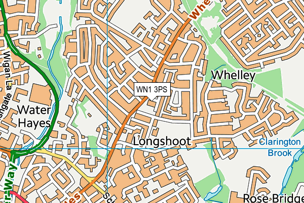 WN1 3PS map - OS VectorMap District (Ordnance Survey)