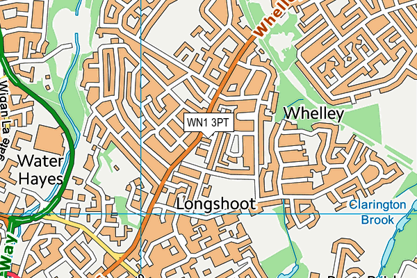 WN1 3PT map - OS VectorMap District (Ordnance Survey)