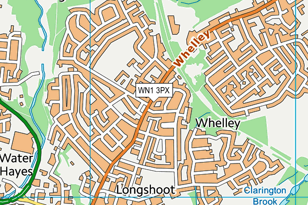 WN1 3PX map - OS VectorMap District (Ordnance Survey)