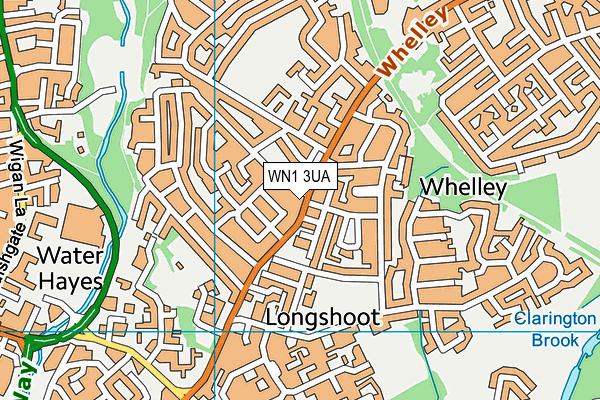 WN1 3UA map - OS VectorMap District (Ordnance Survey)
