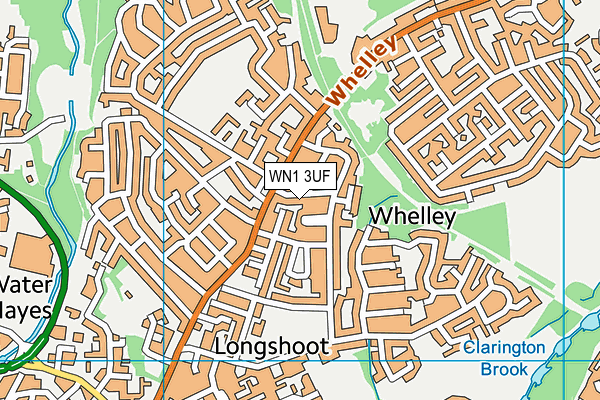 WN1 3UF map - OS VectorMap District (Ordnance Survey)