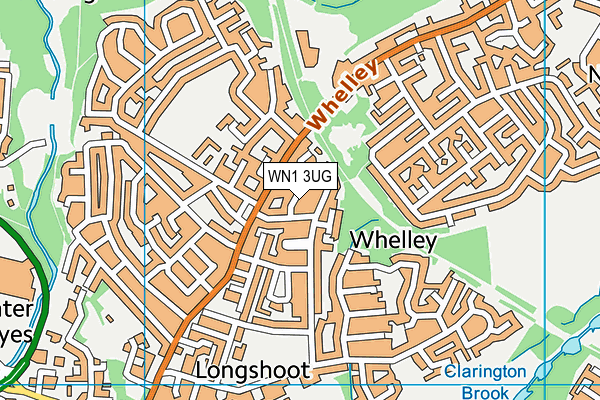 WN1 3UG map - OS VectorMap District (Ordnance Survey)