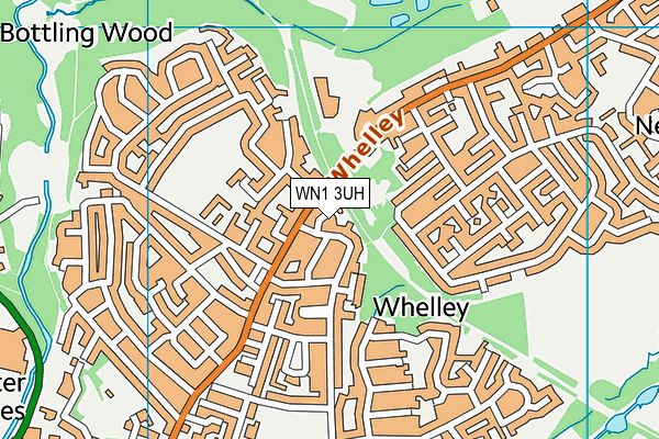 WN1 3UH map - OS VectorMap District (Ordnance Survey)
