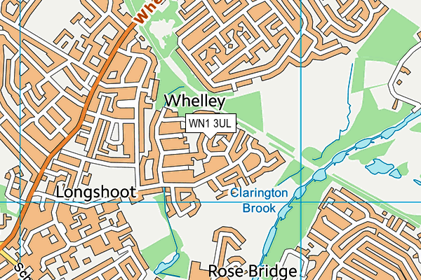 WN1 3UL map - OS VectorMap District (Ordnance Survey)