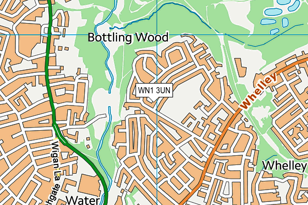 WN1 3UN map - OS VectorMap District (Ordnance Survey)