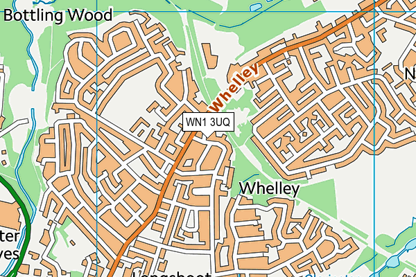 WN1 3UQ map - OS VectorMap District (Ordnance Survey)