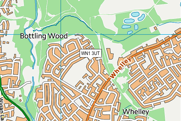WN1 3UT map - OS VectorMap District (Ordnance Survey)
