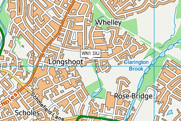 WN1 3XJ map - OS VectorMap District (Ordnance Survey)