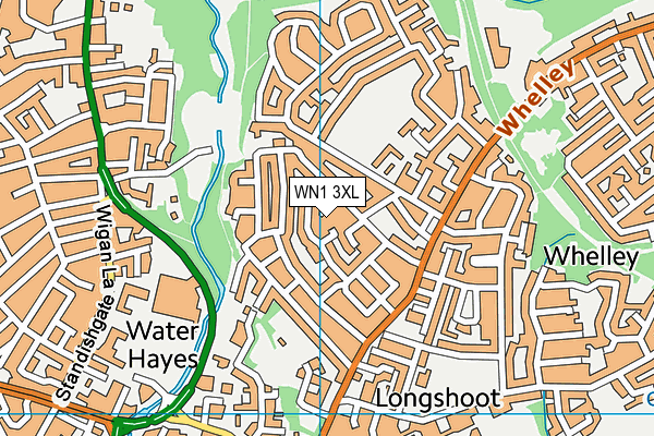 WN1 3XL map - OS VectorMap District (Ordnance Survey)