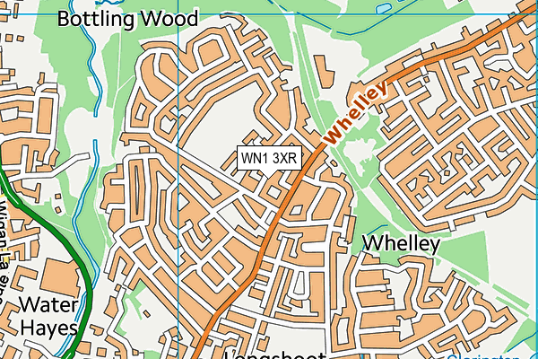 WN1 3XR map - OS VectorMap District (Ordnance Survey)