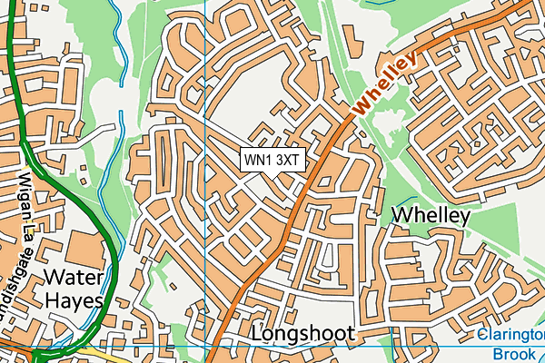 WN1 3XT map - OS VectorMap District (Ordnance Survey)