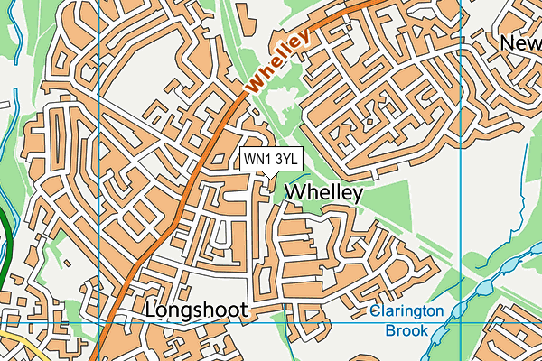 WN1 3YL map - OS VectorMap District (Ordnance Survey)