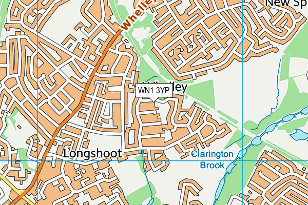 WN1 3YP map - OS VectorMap District (Ordnance Survey)