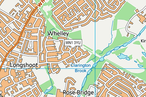 WN1 3YU map - OS VectorMap District (Ordnance Survey)