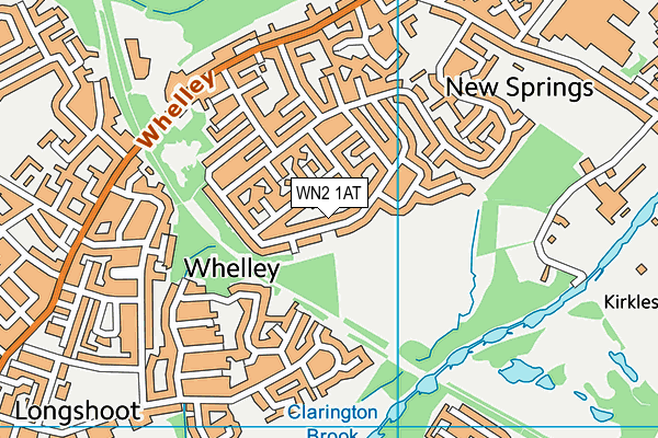 WN2 1AT map - OS VectorMap District (Ordnance Survey)