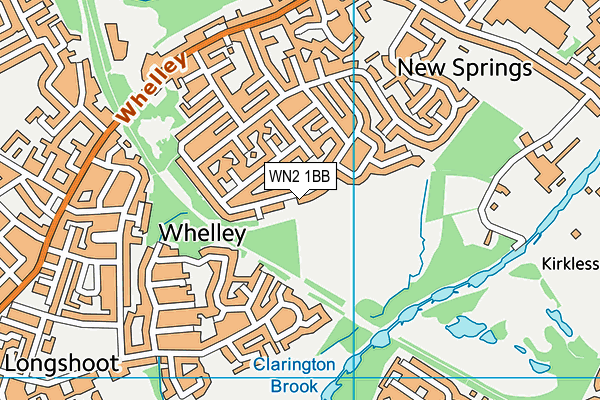 WN2 1BB map - OS VectorMap District (Ordnance Survey)