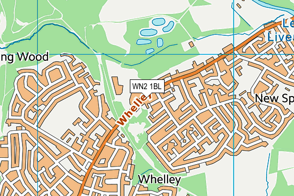 WN2 1BL map - OS VectorMap District (Ordnance Survey)