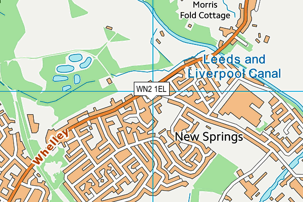 WN2 1EL map - OS VectorMap District (Ordnance Survey)