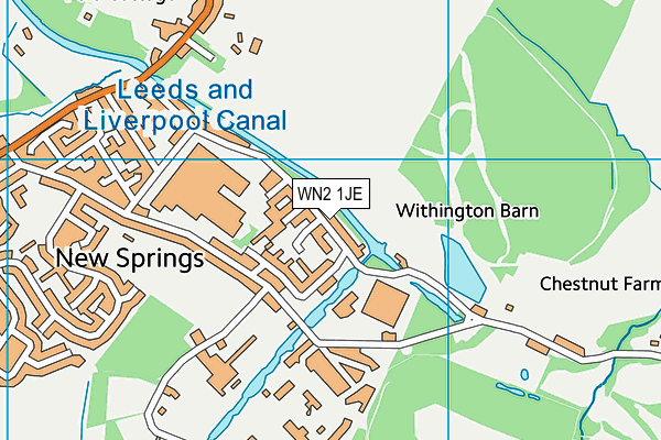 WN2 1JE map - OS VectorMap District (Ordnance Survey)
