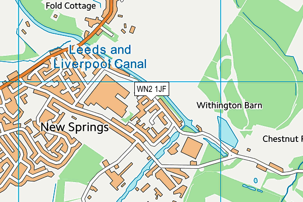WN2 1JF map - OS VectorMap District (Ordnance Survey)