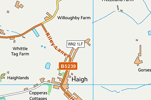 Map of HAIGH BARN / WILLOUGHBY EVENTS LTD at district scale