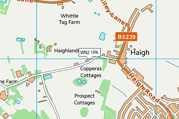 St David Haigh and Aspull CofE Primary School map (WN2 1PA) - OS VectorMap District (Ordnance Survey)