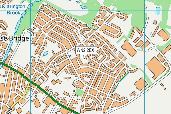 WN2 2EX map - OS VectorMap District (Ordnance Survey)