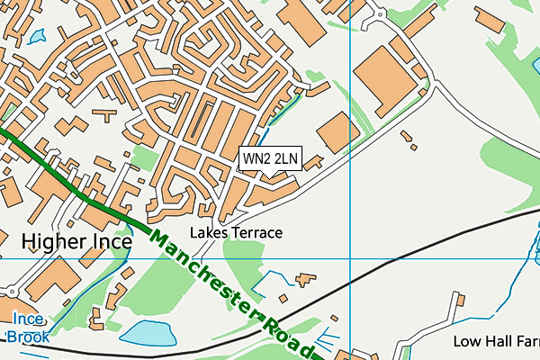 WN2 2LN map - OS VectorMap District (Ordnance Survey)