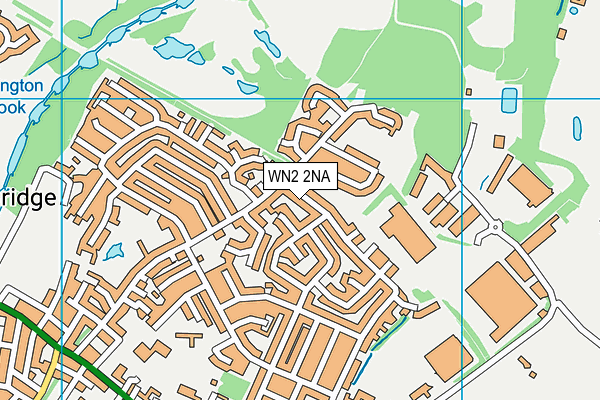 WN2 2NA map - OS VectorMap District (Ordnance Survey)